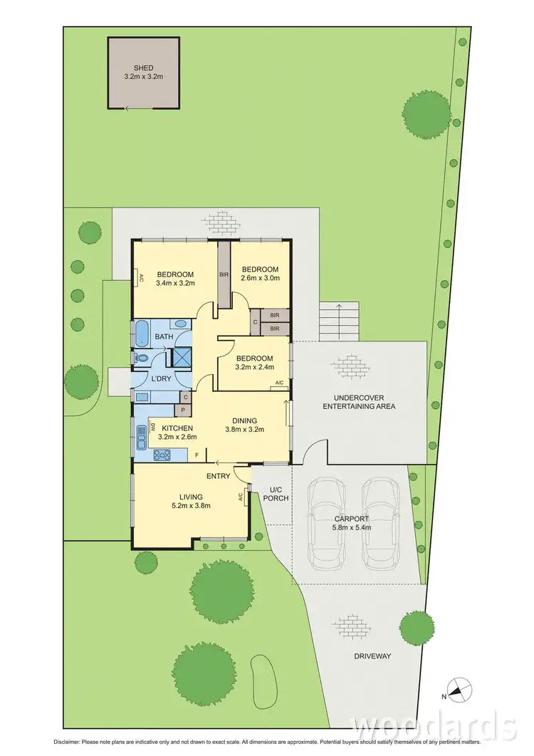 Floorplan of Homely house listing, 52 Cuthbert Drive, Mill Park VIC 3082