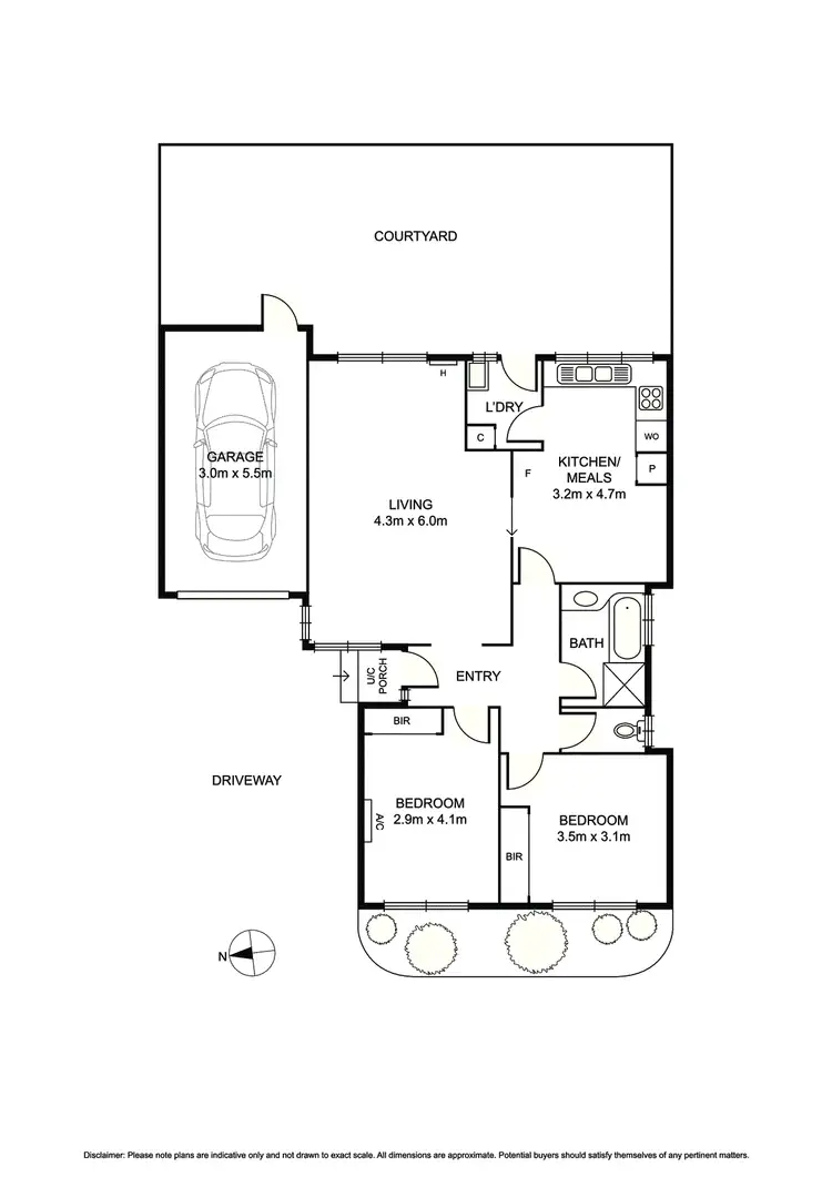 Floorplan of Homely unit listing, 3/289 McKinnon Road, Mckinnon VIC 3204