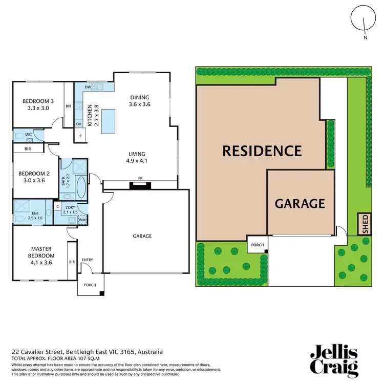 Floorplan of Homely house listing, 22 Cavalier Street, Bentleigh East VIC 3165