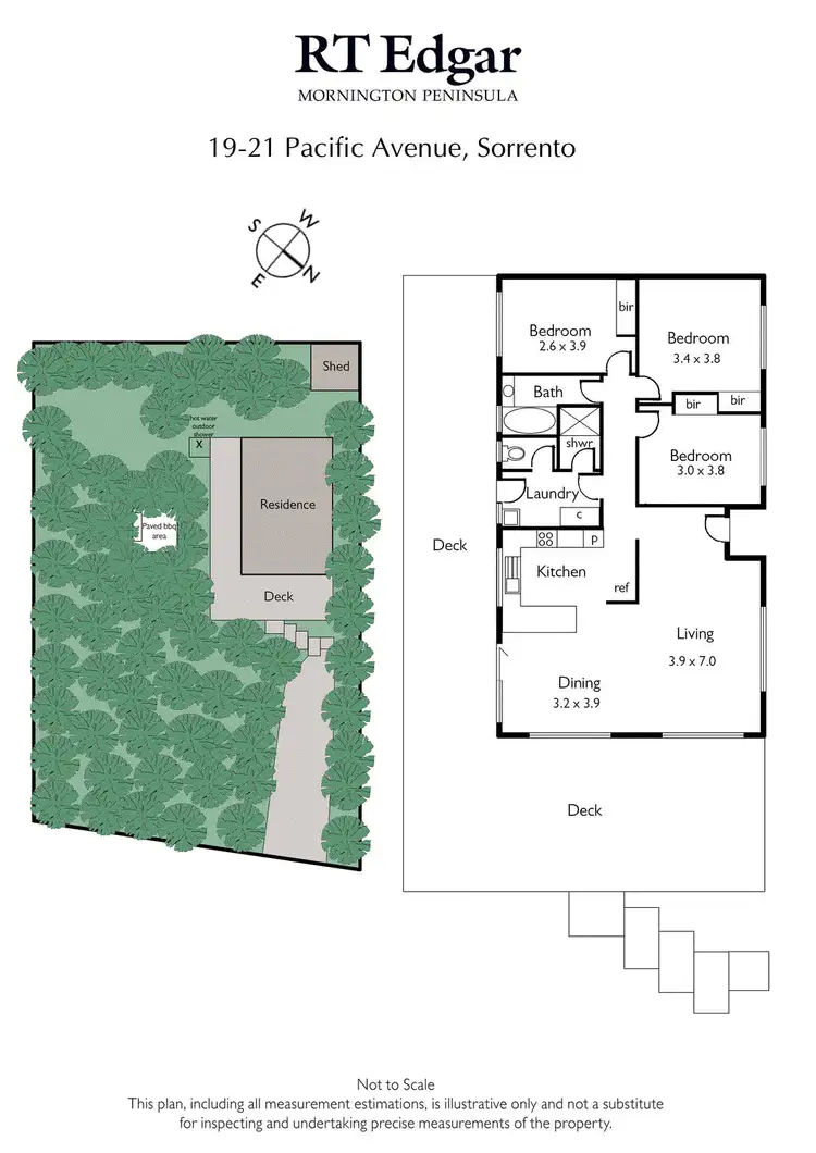 Floorplan of Homely house listing, 19-21 Pacific Avenue, Sorrento VIC 3943