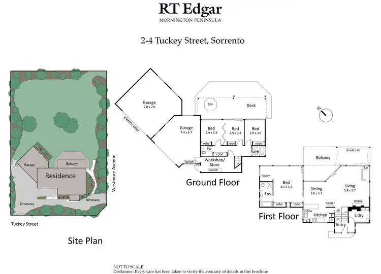 Floorplan of Homely house listing, 2-4 Tuckey Street, Sorrento VIC 3943