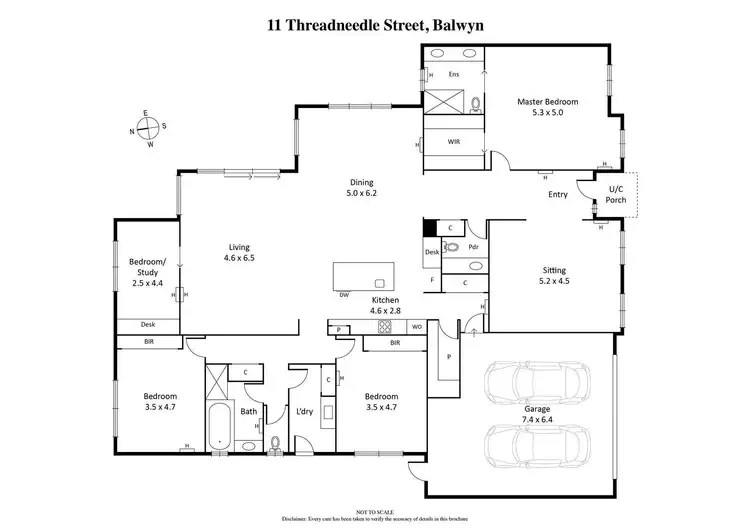 Floorplan of Homely house listing, 11 Threadneedle Street, Balwyn VIC 3103