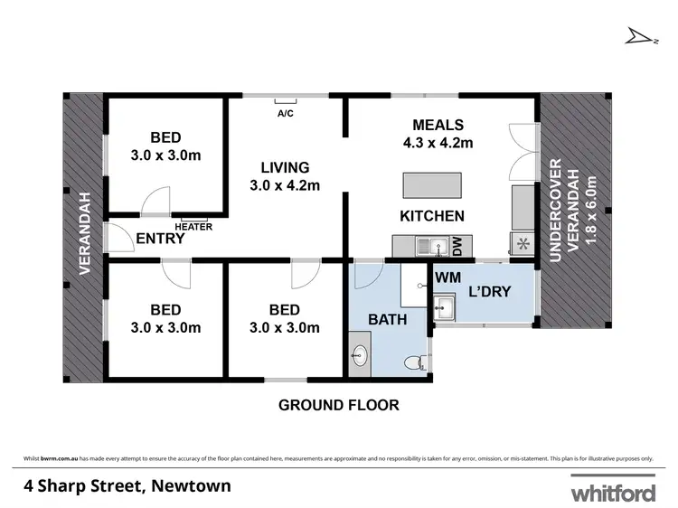 Floorplan of Homely house listing, 4 Sharp Street, Newtown VIC 3220