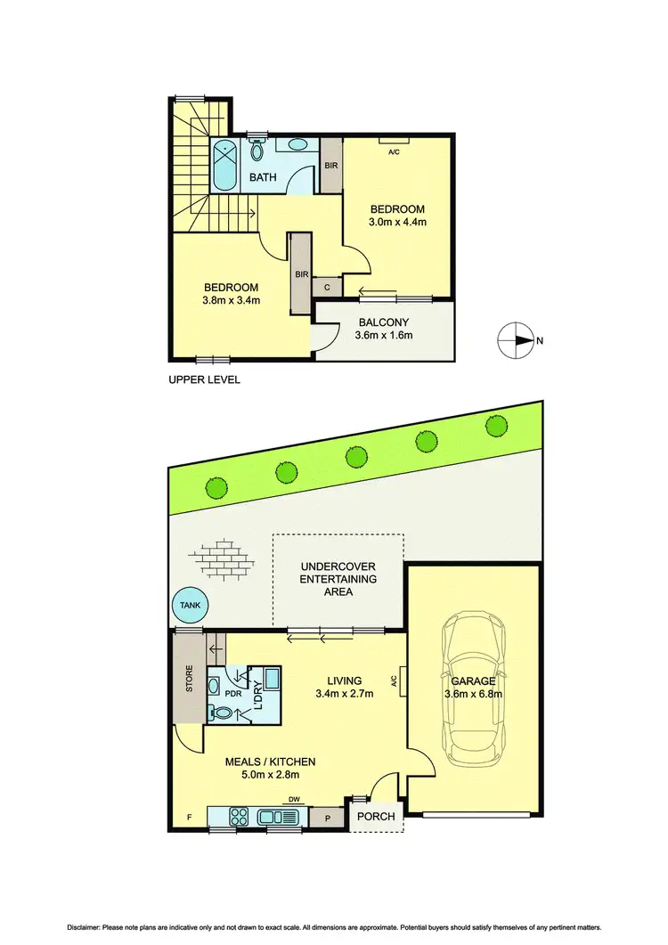 Floorplan of Homely townhouse listing, 2/2 Jingella Avenue, Ashwood VIC 3147
