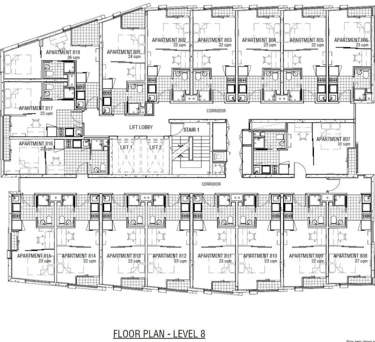 Floorplan of Homely apartment listing, 804/131 Pelham Street, Carlton VIC 3053