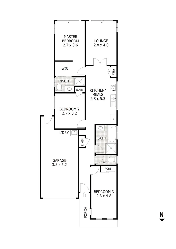 Floorplan of Homely house listing, 21 Westwood Road, Kilmore VIC 3764