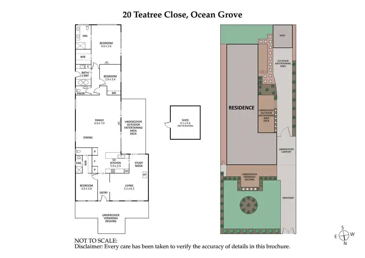 Floorplan of Homely house listing, 20 Teatree Close, Ocean Grove VIC 3226