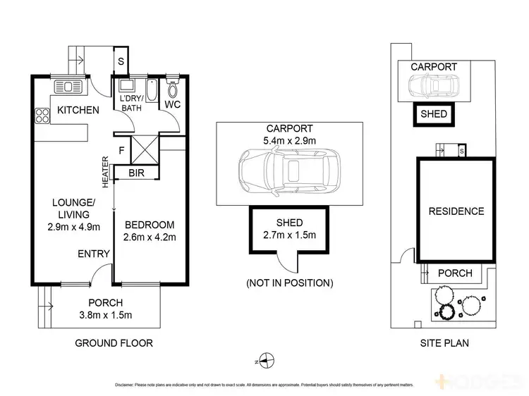 Floorplan of Homely unit listing, 10/1-4 Howe Court, Geelong West VIC 3218