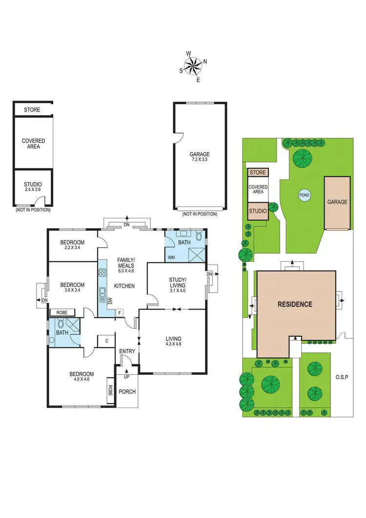 Floorplan of Homely house listing, 9 Keswick Street, Bentleigh East VIC 3165