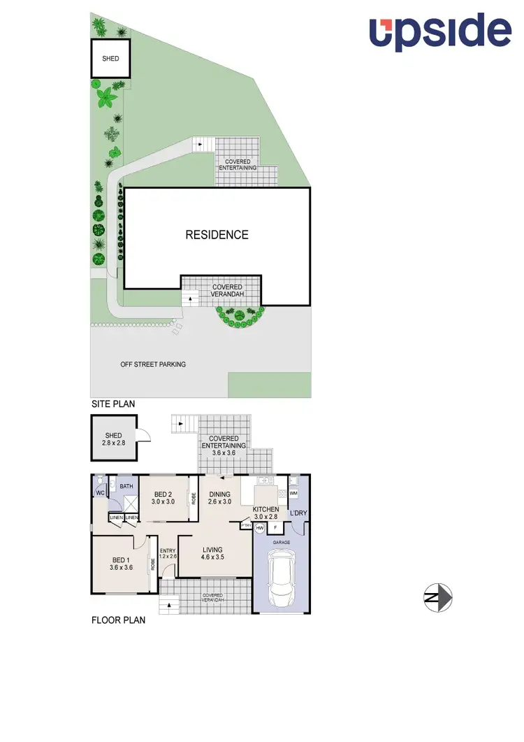 Floorplan of Homely semi-detached listing, 10B Parraweena Road, Gwandalan NSW 2259