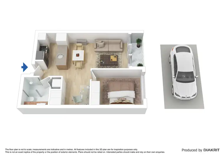 Floorplan of Homely apartment listing, 704/1 Bouverie Street, Carlton VIC 3053