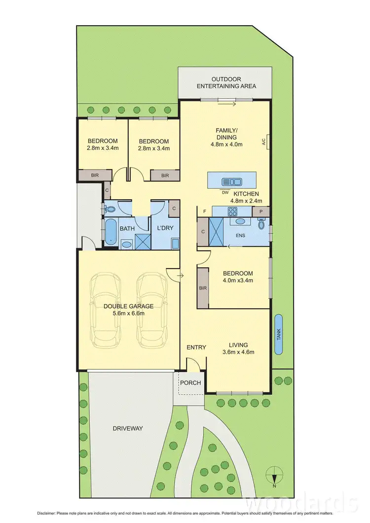 Floorplan of Homely house listing, 102 Broderick Road, Carrum Downs VIC 3201