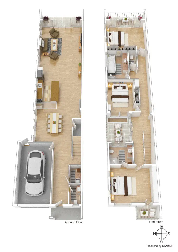Floorplan of Homely townhouse listing, 16B Milton Avenue, Clayton South VIC 3169