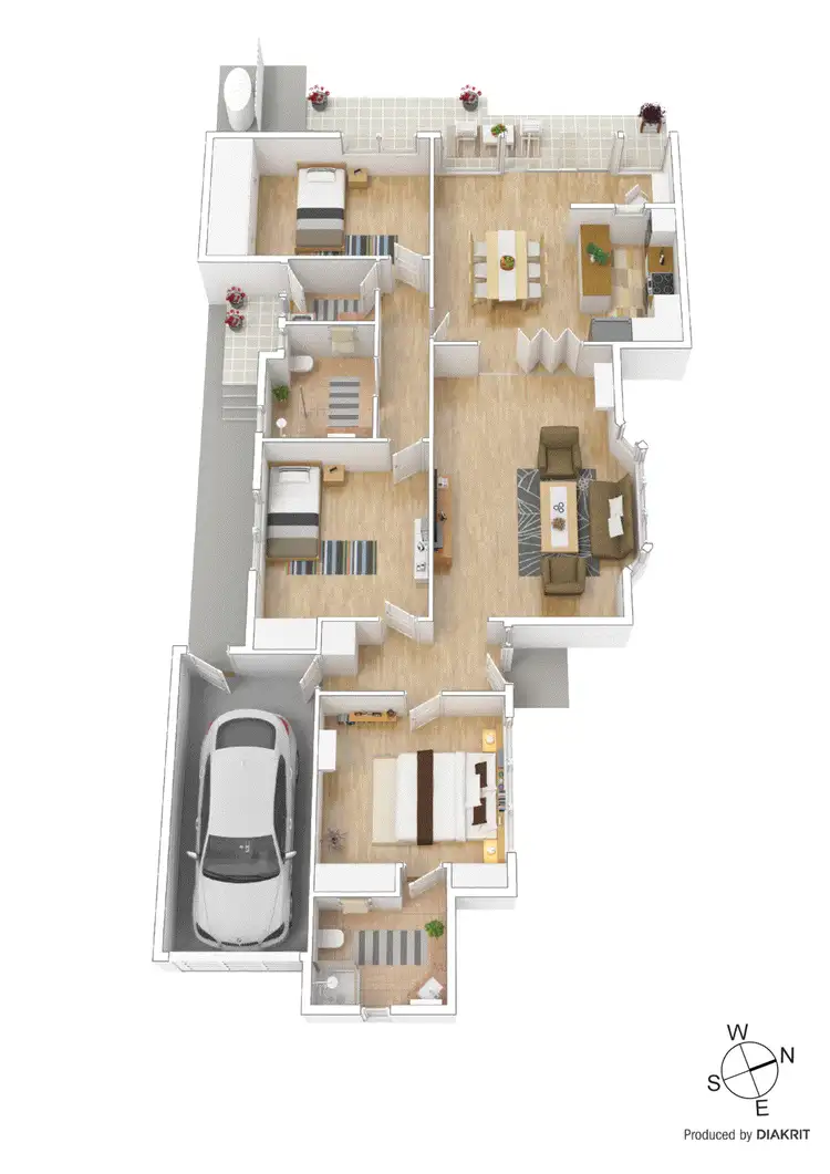 Floorplan of Homely unit listing, 3/48 Karnak Road, Ashburton VIC 3147