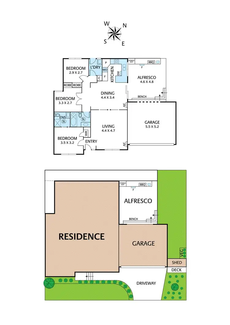 Floorplan of Homely house listing, 24 Tasman Avenue, Nunawading VIC 3131