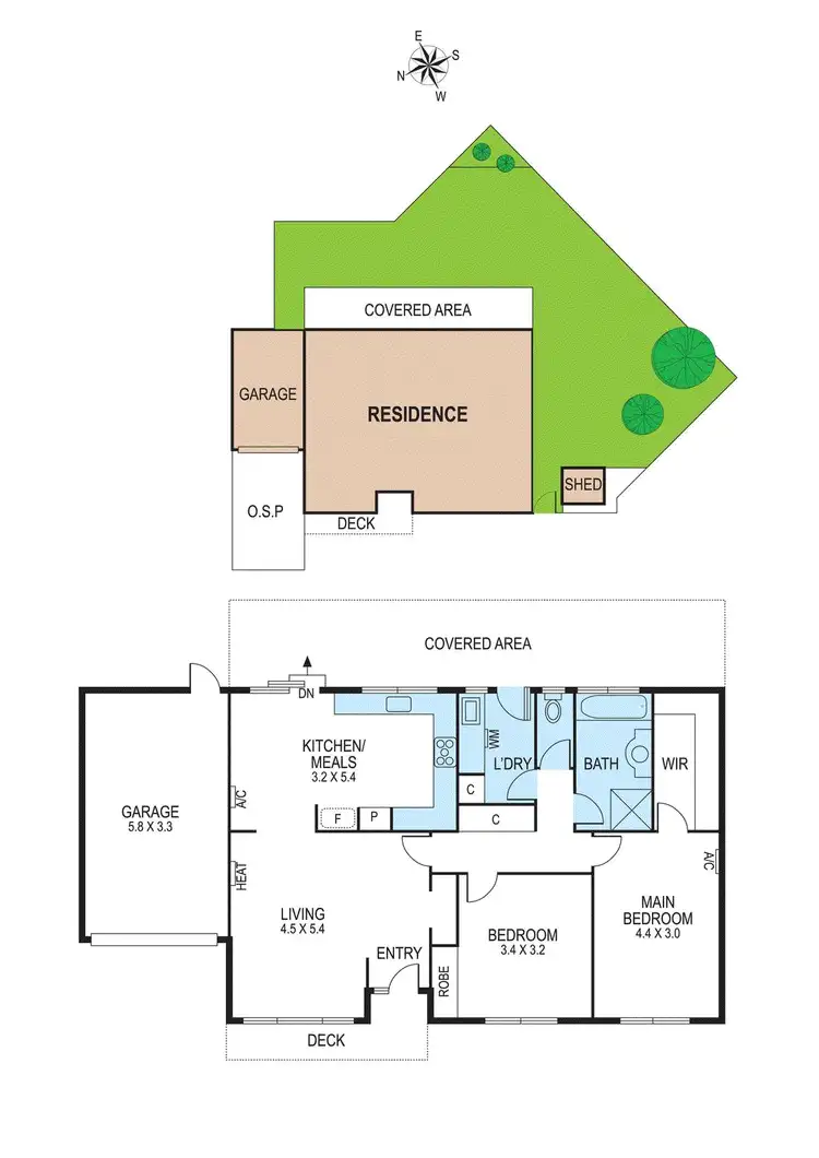 Floorplan of Homely unit listing, 22 Longbeach Close, Aspendale VIC 3195