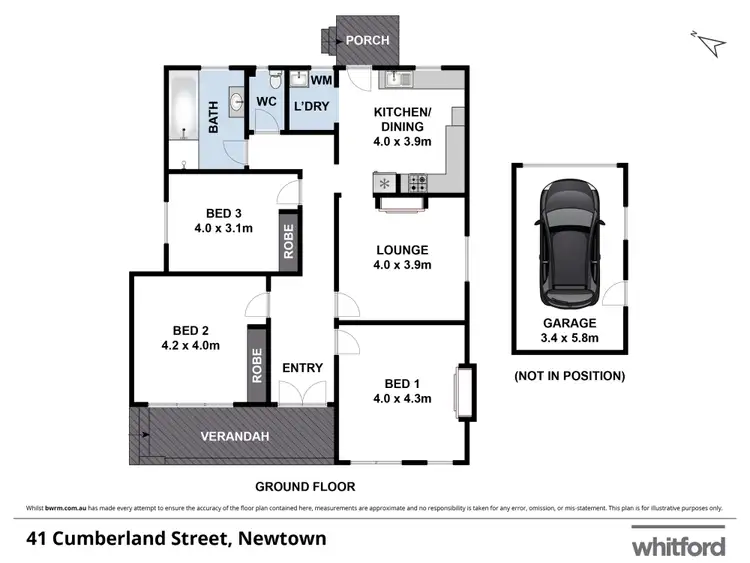 Floorplan of Homely house listing, 41 Cumberland Street, Newtown VIC 3220