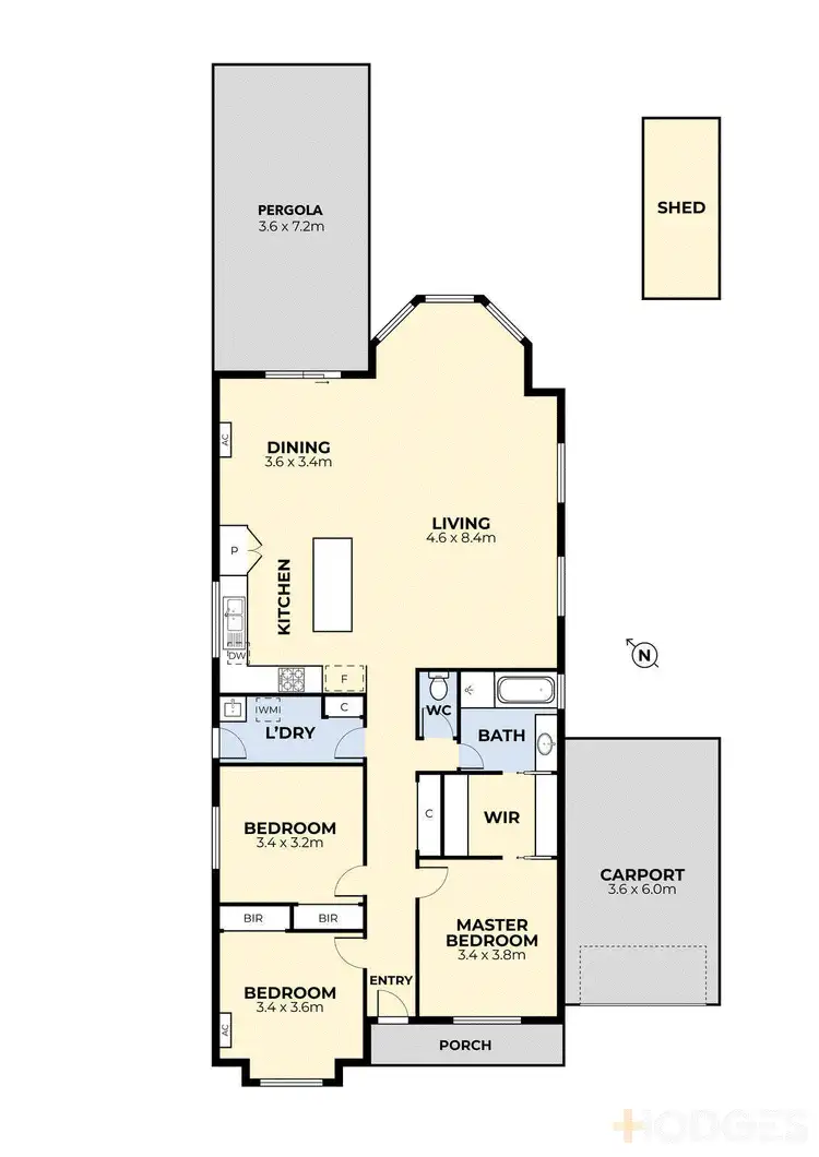 Floorplan of Homely house listing, 8 Prospect Drive, Tarneit VIC 3029