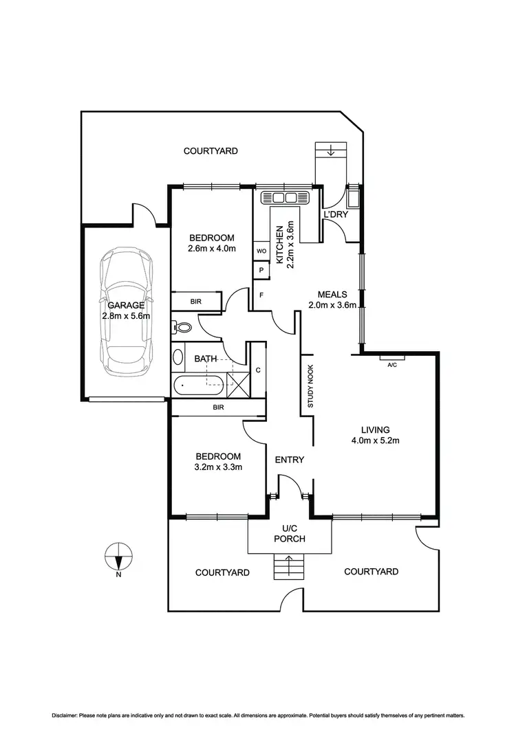 Floorplan of Homely villa listing, 6/8-12 Keiller Street, Hampton East VIC 3188