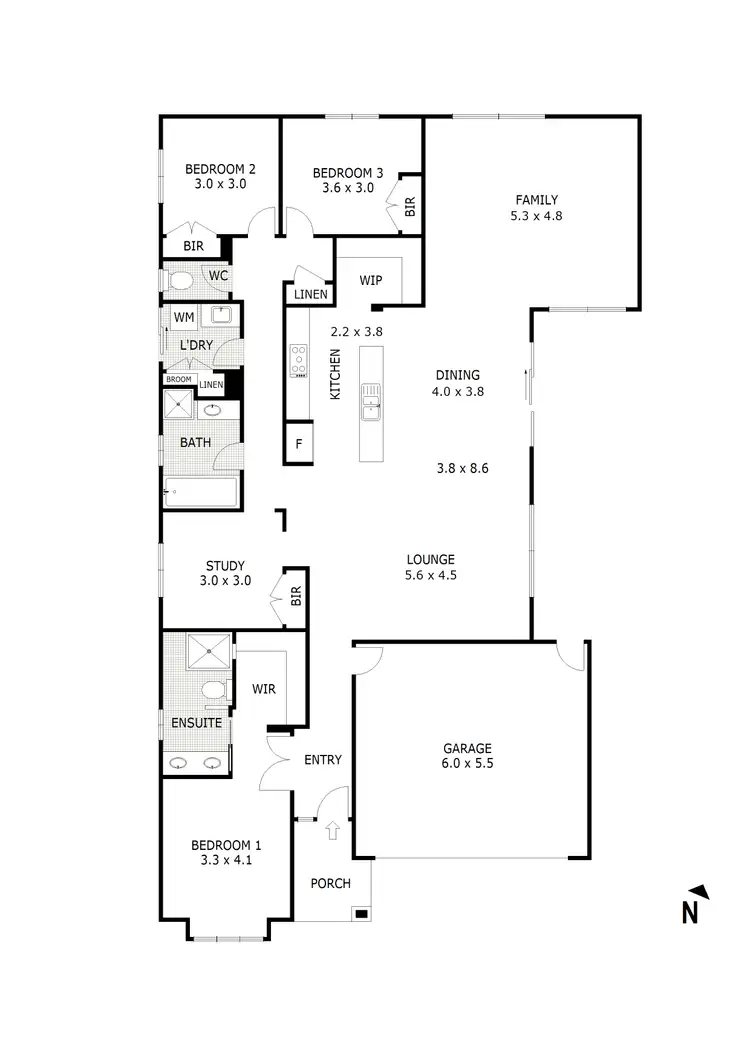 Floorplan of Homely house listing, 184 Mandalay Cct, Beveridge VIC 3753