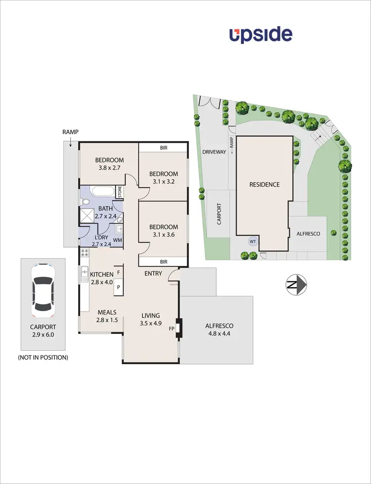 Floorplan of Homely house listing, 12 Beaufort Street, Mitcham VIC 3132