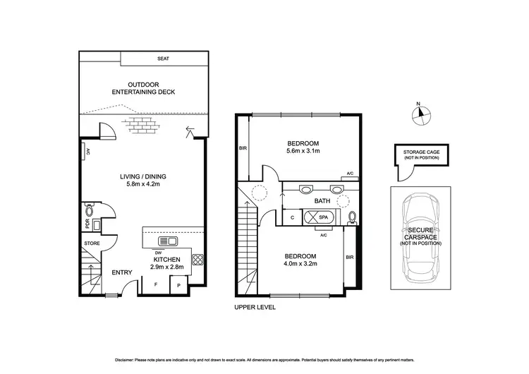 Floorplan of Homely townhouse listing, 6/21 Lansdowne Road, St Kilda East VIC 3183