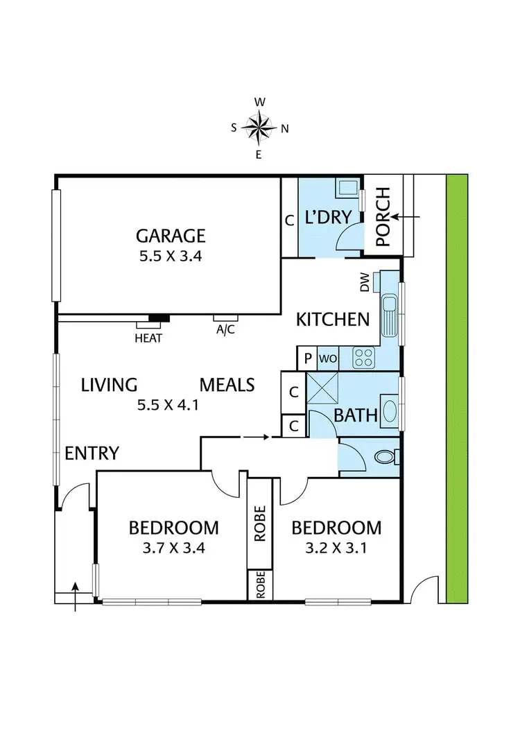 Floorplan of Homely unit listing, 8/84 Mahoneys Road, Forest Hill VIC 3131