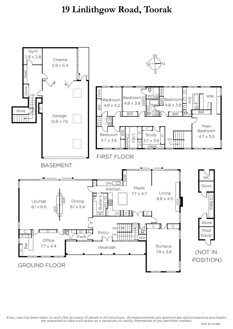 Floorplan of Homely house listing, 19 Linlithgow Road, Toorak VIC 3142