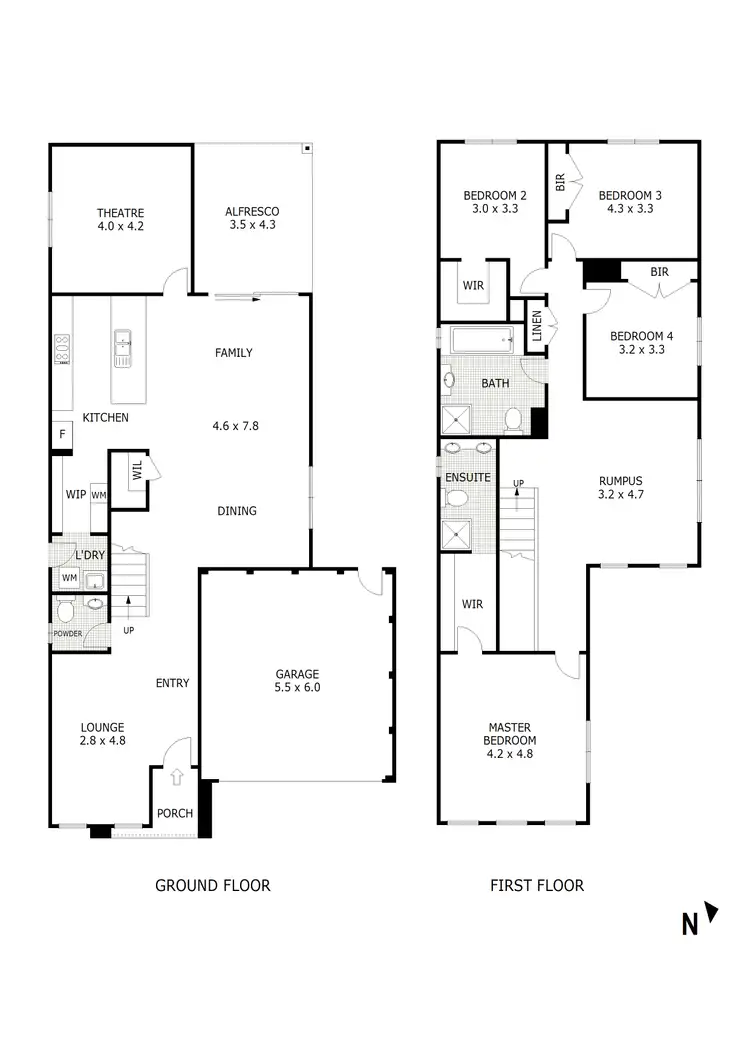 Floorplan of Homely house listing, 8 Pacific Grange, Beveridge VIC 3753