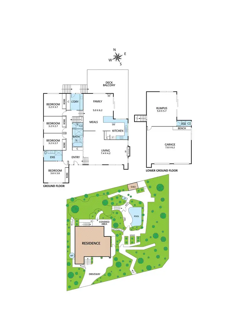 Floorplan of Homely house listing, 10-11 Milton Close, Warrandyte VIC 3113