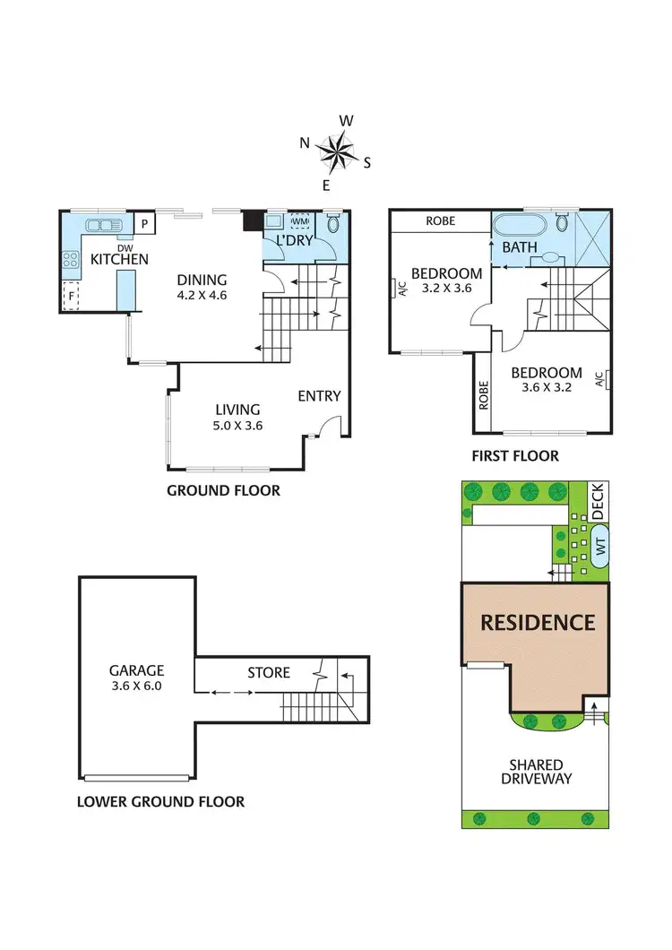 Floorplan of Homely unit listing, 3/43 Main Road, Lower Plenty VIC 3093