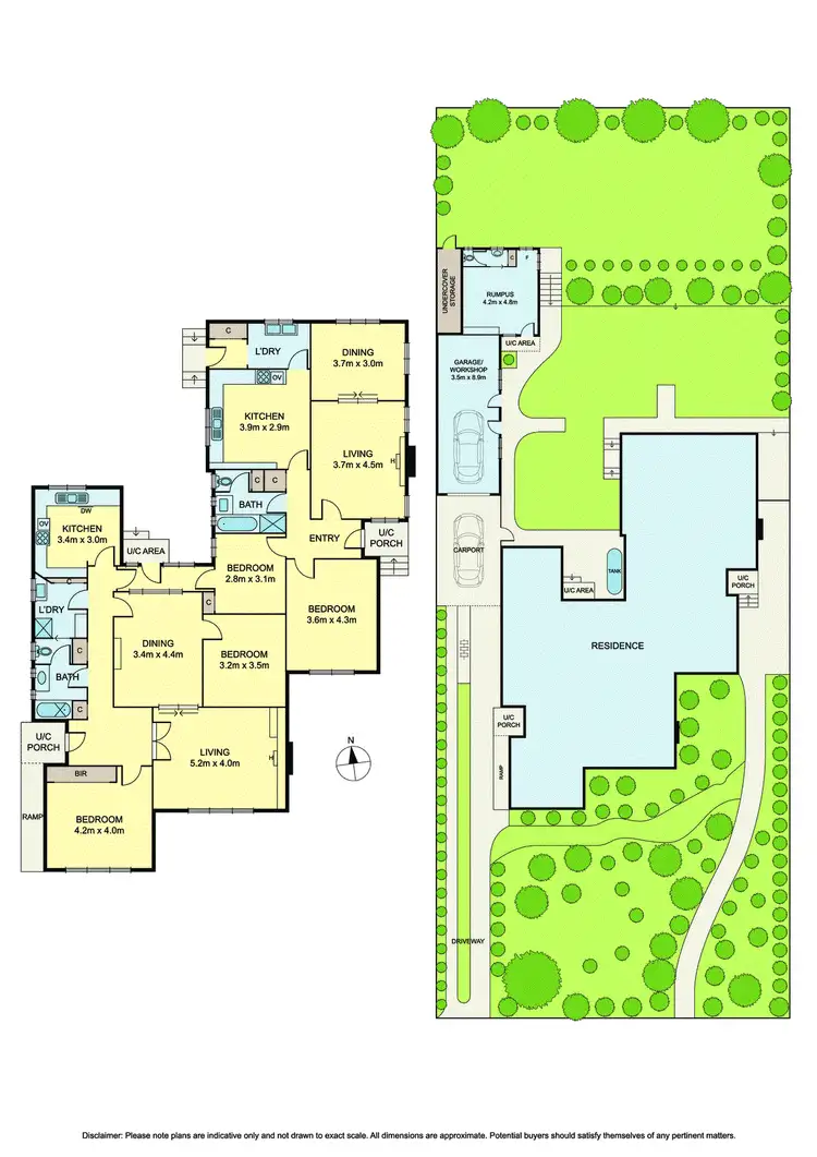 Floorplan of Homely house listing, 43 & 43A Laburnum Street, Blackburn VIC 3130