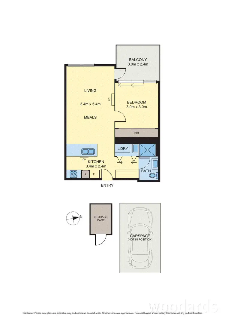 Floorplan of Homely apartment listing, 112/160 Williamsons Road, Doncaster VIC 3108