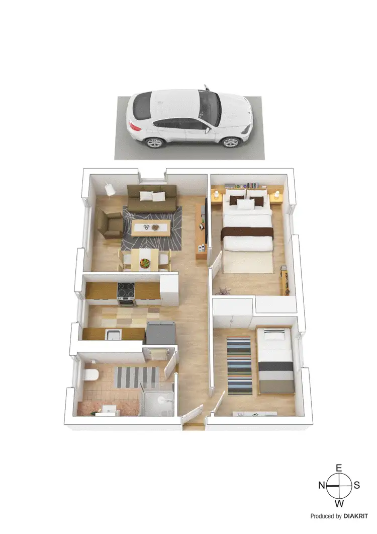 Floorplan of Homely apartment listing, 21/806 Warrigal Road, Malvern East VIC 3145