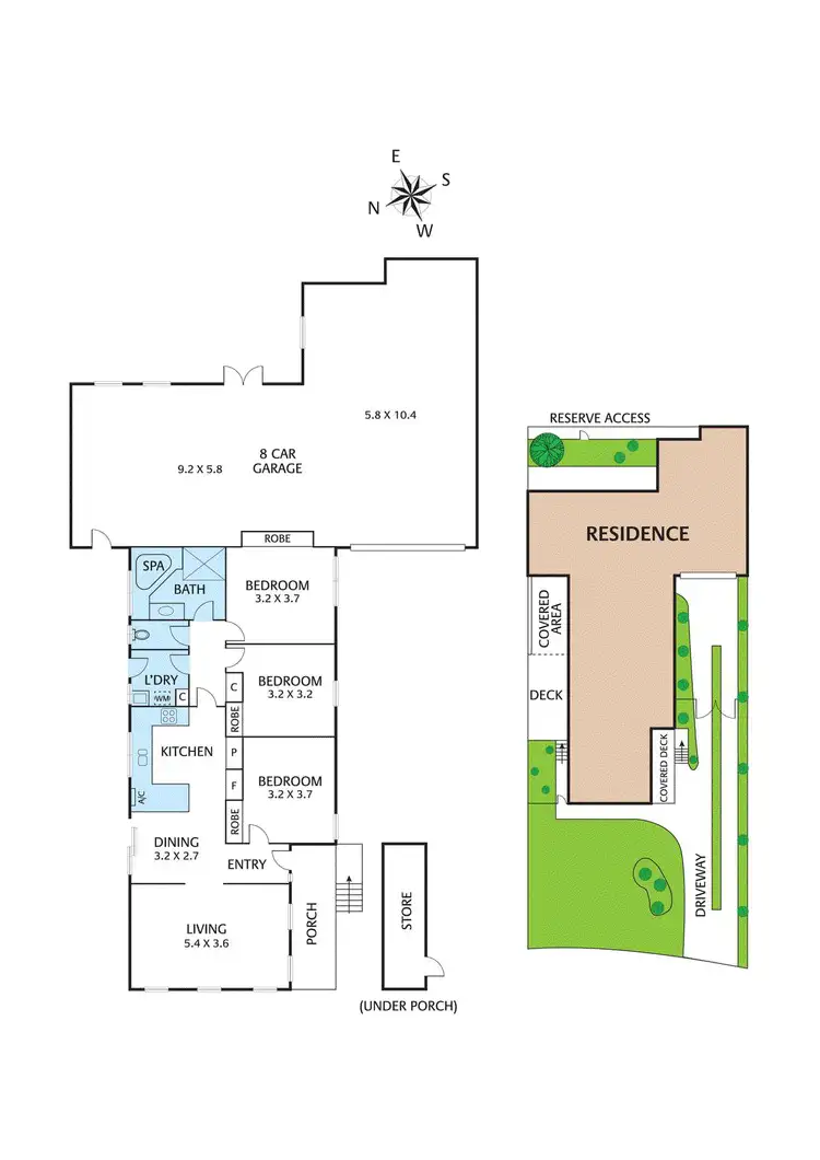 Floorplan of Homely house listing, 98 Sellars Street, Watsonia North VIC 3087
