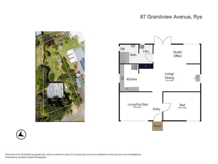 Floorplan of Homely house listing, 87 Grandview Avenue, Rye VIC 3941