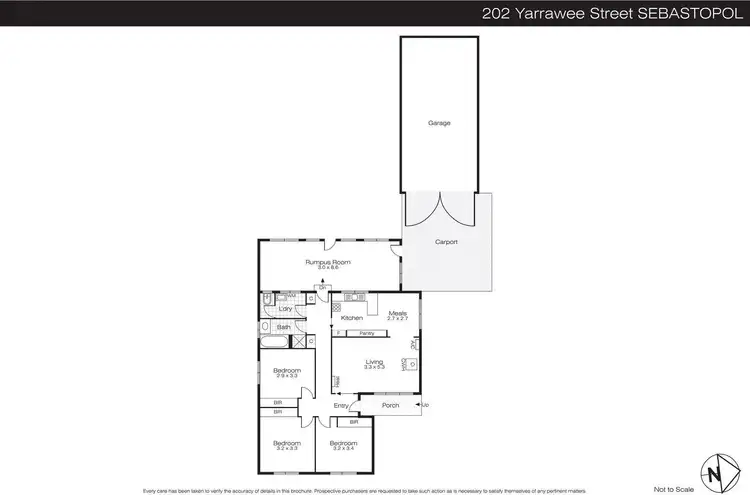 Floorplan of Homely house listing, 202 Yarrowee Street, Sebastopol VIC 3356