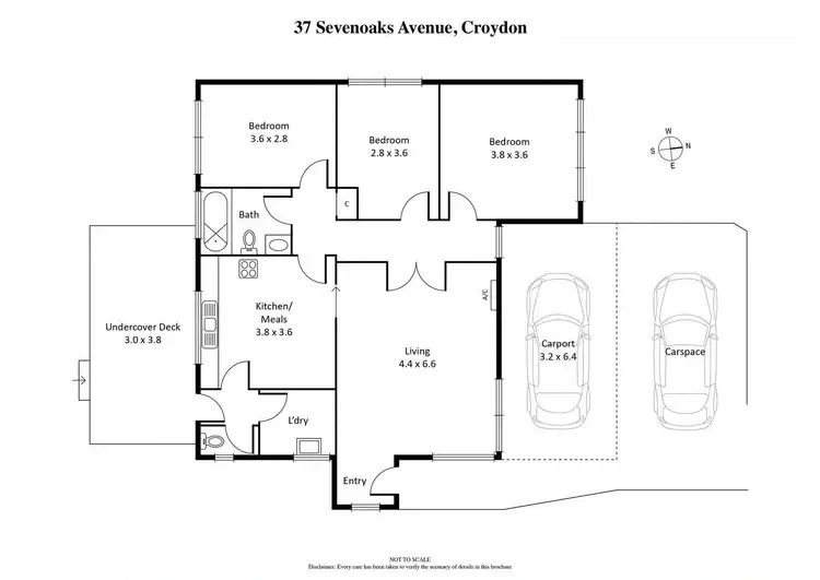 Floorplan of Homely unit listing, 37 Sevenoaks Avenue, Croydon VIC 3136
