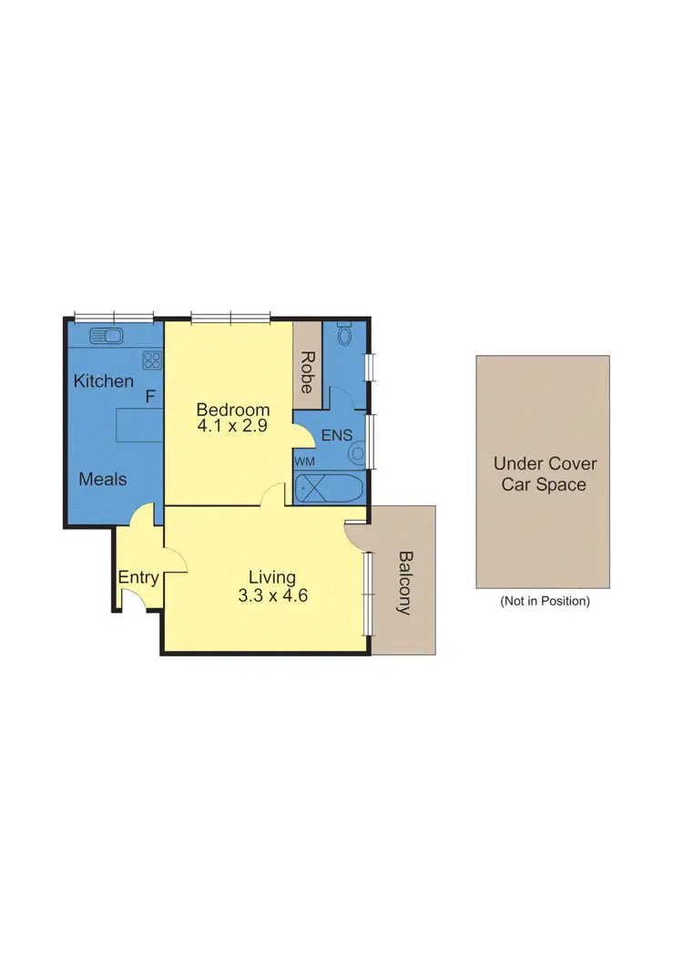 Floorplan of Homely apartment listing, 6/32 Newham Grove, Ormond VIC 3204