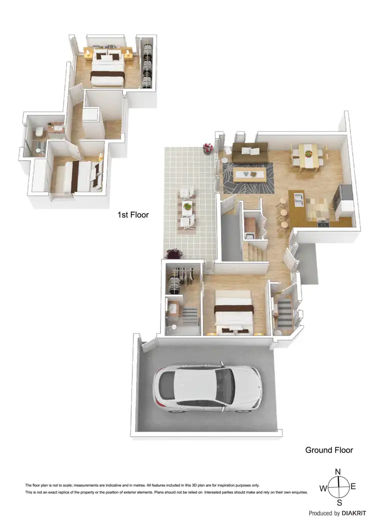 Floorplan of Homely townhouse listing, 3/51 Parer Street, Burwood VIC 3125