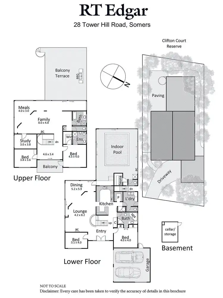 Floorplan of Homely house listing, 28 Tower Hill Road, Somers VIC 3927