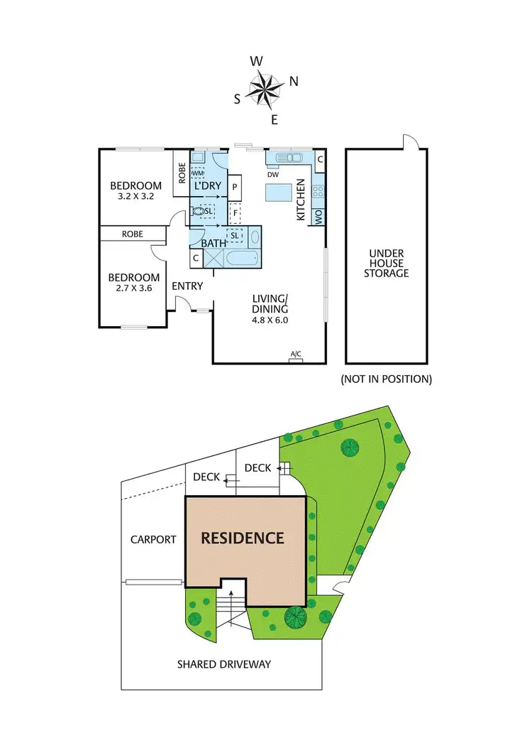 Floorplan of Homely unit listing, 1/82 Sherbourne Road, Montmorency VIC 3094