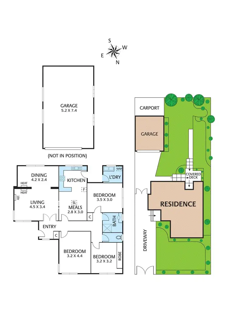 Floorplan of Homely house listing, 48 Nepean Street, Watsonia VIC 3087