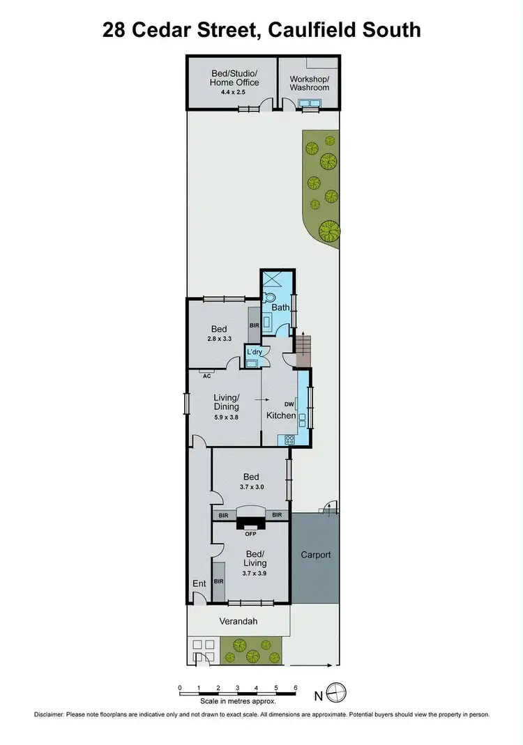 Floorplan of Homely terrace listing, 28 Cedar Street, Caulfield South VIC 3162