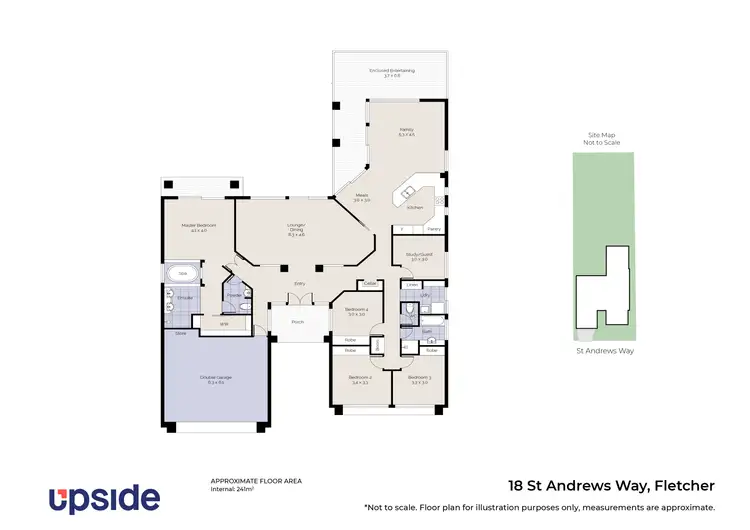 Floorplan of Homely house listing, 18 St Andrews Way, Fletcher NSW 2287