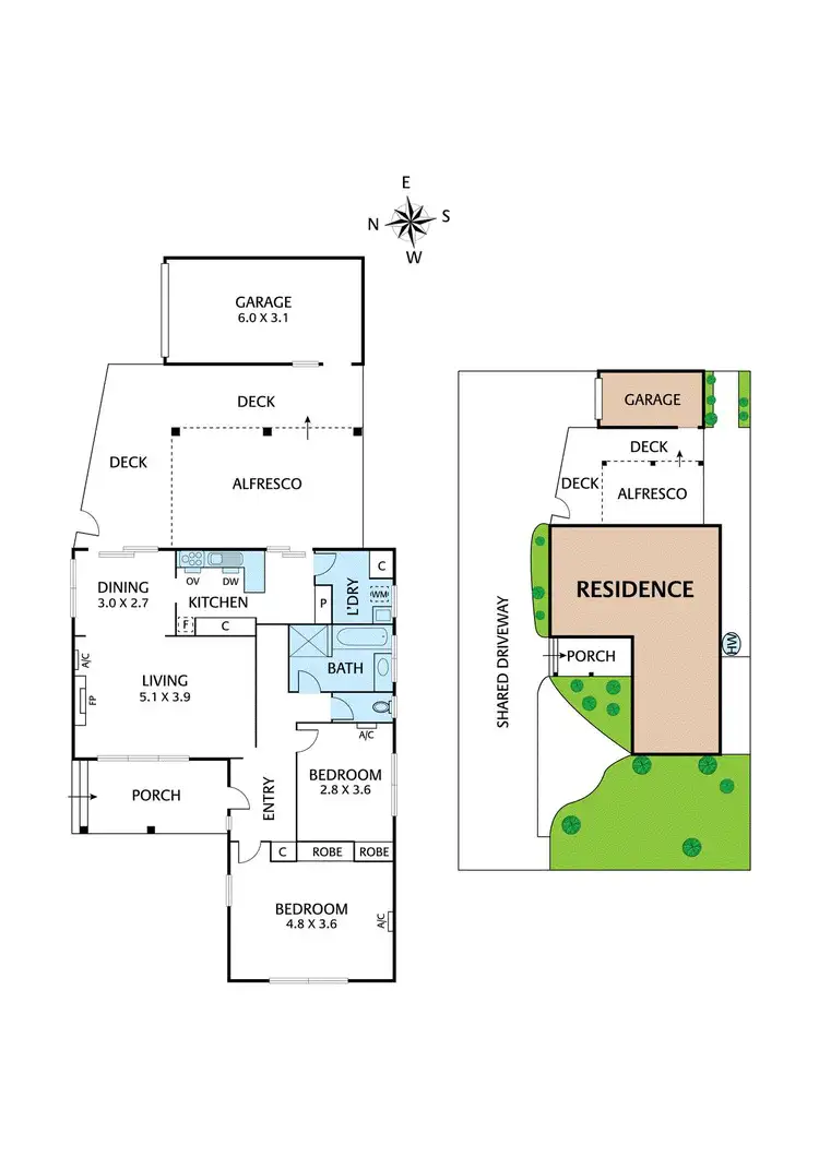 Floorplan of Homely unit listing, 1/146 Blackburn Road, Doncaster East VIC 3109