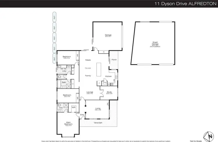 Floorplan of Homely land listing, 11 Dyson Drive, Alfredton VIC 3350