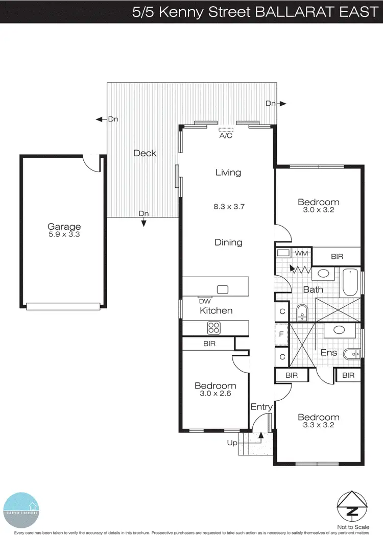 Floorplan of Homely unit listing, 5/5 Kenny Street, Ballarat East VIC 3350