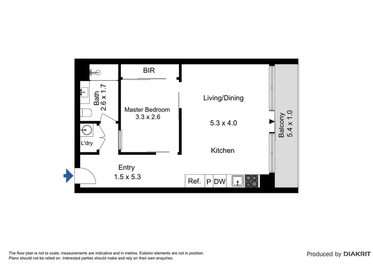 Floorplan of Homely apartment listing, 2304/8 Downie Street, Melbourne VIC 3000