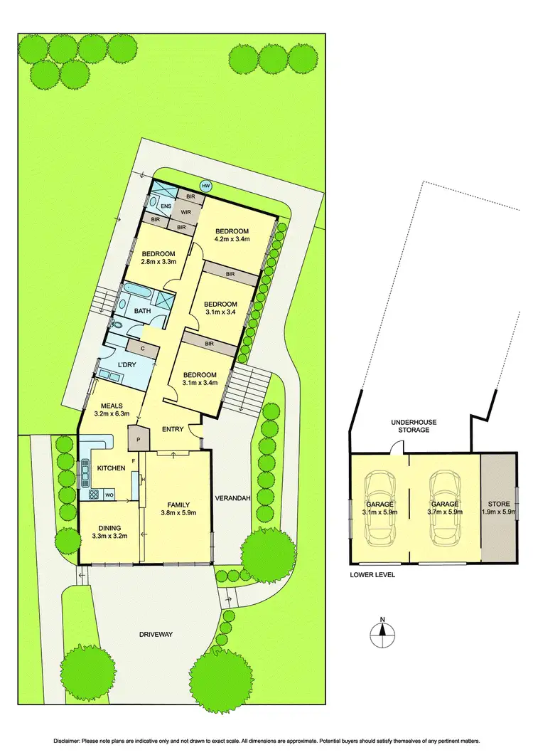 Floorplan of Homely house listing, 9 Barradine Crescent, Vermont South VIC 3133